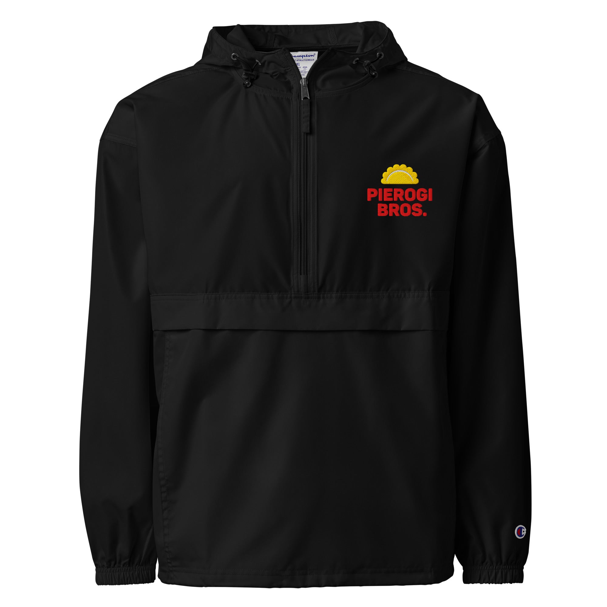 Embroidered Champion Packable Jacket – Pierogi Bros.